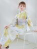 画像1: 【予約 / 5月中旬発送予定】ヘルシー油彩牡丹浴衣 OBI-g-500-kj-7-GYGE / HIMO-900-yn-7-MOC / HEKO-800-sb-11-MOC / YA-1026-kn-W / GETA-01-kj-5-MOC/ [y/YMT] (1)