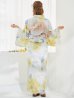 画像14: ヘルシー油彩牡丹浴衣【浴衣３点セット 浴衣/帯/下駄】OBI-g-500-kj-7-GYGE / HIMO-900-yn-7-MOC / HEKO-800-sb-11-MOC / YA-1026-kn-W / GETA-01-kj-5-MOC / [YMT]