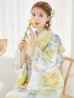 画像5: ヘルシー油彩牡丹浴衣【浴衣３点セット 浴衣/帯/下駄】OBI-g-500-kj-7-GYGE / HIMO-900-yn-7-MOC / HEKO-800-sb-11-MOC / YA-1026-kn-W / GETA-01-kj-5-MOC / [YMT]