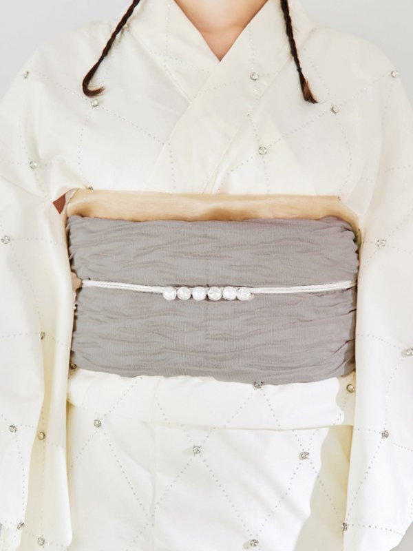 画像40: 【即日発送】アーガイルビジュー浴衣 【浴衣３点セット 浴衣/帯/下駄】[YMT]