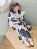 画像6: 【予約 / 5月中旬発送予定】モノトーンダリア柄浴衣 OBI-hira-100-ok-5-GYxSV / HIMO-900-yn-3-GYxGD / YA-73-kn-GY / GETA-01-kj-3-IV/ [y/OF01]