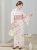 画像4: 【予約 / 5月中旬発送予定】淡色桜花柄浴衣 OBI-siwa-200-kj-8-P / HIMO-900-yn-8-P / HEKO-800-sb-5-W / YA-1079-kj-7-W / GETA-01-kj-7-P/ [/OF01]