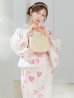 画像5: 【予約 / 5月中旬発送予定】淡色桜花柄浴衣 OBI-siwa-200-kj-8-P / HIMO-900-yn-8-P / HEKO-800-sb-5-W / YA-1079-kj-7-W / GETA-01-kj-7-P/ [/OF01]