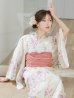 画像11: 牡丹百合花柄浴衣 OBI-siwa-204-wk-6-P / HIMO-900-yn-8-P / HEKO-800-sb-5-W / YA-1073-kn-IV / GETA-02-ok-8-RoseP/ [YMT]