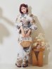 画像12: 陽彩向日葵の水彩浴衣【浴衣３点セット 浴衣/帯/下駄】OBI-g-500-kj-12-MOC / HIMO-900-yn-7-MOC / HEKO-800-sb-11-MOC / YA-74-kn-MVPL / GETA-02-ok-4-MOC/ [YMT]
