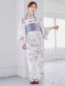 画像4: 藤霞のアンティークローズ浴衣 OBI-g-500-kj-8-GY / HIMO-900-yn-3-GYxGD / HEKO-800-sb-5-W / YA-1016-kj-P / GETA-01-kj-3-IV/ [YMT]