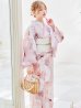 画像2: 【即日発送】【浴衣】 大人スウィートフラワー 薔薇 バラ ローズ 浴衣【浴衣３点セット 浴衣/帯/下駄】OBI-hira-100-ok-15-WxW / HIMO-900-yn-8-P / HEKO-800-sb-4-P / YA-1071-kn-P / GETA-02-ok-5-P [YMT] (2)