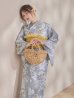 画像18: 【即日発送】グレー×フラワー浴衣【浴衣３点セット 浴衣/帯/下駄】[OF04] (18)