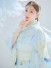 画像6: 【即日発送】ベビーブルー牡丹＆紫陽花浴衣【浴衣３点セット 浴衣/帯/下駄】[YMT]