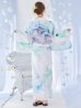 画像12: 【予約 / 5月中旬発送予定】大柄アイシーミントフラワー浴衣 OBI-g-500-kj-8-GY / HIMO-900-yn-5-IV / HEKO-800-sb-10-LBL / YA-1082-kj-W / GETA-01-kj-2-BL/ [y/YMT]