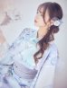 画像3: シャーベット水彩紫陽花浴衣【浴衣３点セット 浴衣/帯/下駄】OBI-g-500-kj-8-GY / HIMO-900-yn-3-GYxGD / HEKO-800-sb-5-W / GETA-01-kj-3-IV/ [YMT]