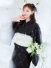 画像7: アーガイルビジュー浴衣【浴衣３点セット 浴衣/帯/下駄】OBI-siwa-204-wk-12-OW / HIMO-906-yn-PEARL / HEKO-800-sb-5-W / YA-1080-kj-B / GETA-01-kj-1-B/ [YMT]
