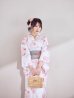 画像14: 【即日発送】ニュアンスピンク水彩朝顔浴衣 【浴衣3点セット 浴衣/帯/下駄】[YMT]
