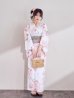 画像16: 【即日発送】ニュアンスピンク水彩朝顔浴衣 【浴衣3点セット 浴衣/帯/下駄】[YMT]
