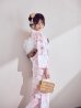 画像18: 【即日発送】ニュアンスピンク水彩朝顔浴衣 【浴衣3点セット 浴衣/帯/下駄】[YMT]
