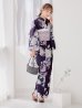 画像17: クラシカルフラワーブーケ浴衣 OBI-siwa-200-kj-11-Rose / HIMO-906-yn-PEARL / HEKO-800-sb-5-W / YA-1071-kn-P / GETA-01-kj-3-IV/ [YMT]