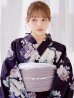画像19: クラシカルフラワーブーケ浴衣 OBI-siwa-200-kj-11-Rose / HIMO-906-yn-PEARL / HEKO-800-sb-5-W / YA-1071-kn-P / GETA-01-kj-3-IV/ [YMT]