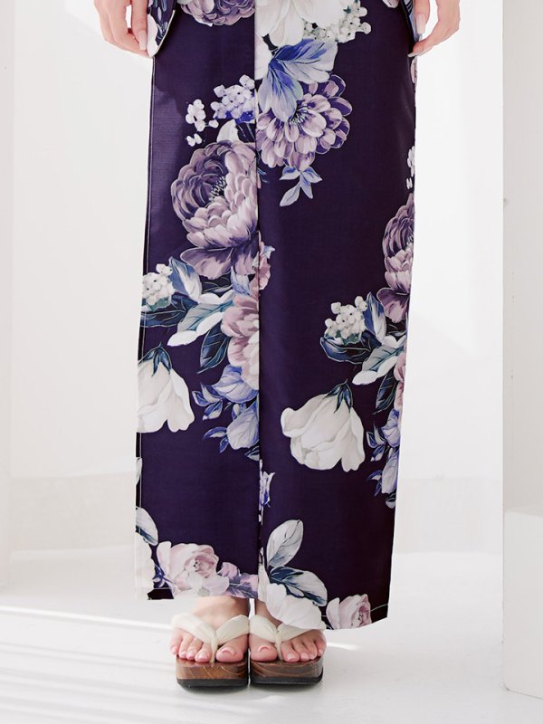 画像22: 【即日発送】【NIGHTS掲載】クラシカルフラワーブーケ浴衣【浴衣３点セット 浴衣/帯/下駄】[OF04]