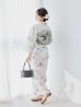 画像13: 【予約 / 5月中旬発送予定】紫の花揺蕩う浴衣 OBI-siwa-204-wk-11-LGY / HIMO-900-yn-2-DusBL / HEKO-800-sb-5-W / YA-1068-kn-W / GETA-01-kj-2-BL/ [/OF01]