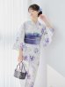 画像10: 【予約 / 5月中旬発送予定】水彩紫牡丹柄浴衣 OBI-g-500-kj-9-NV / HIMO-900-yn-2-DusBL / HEKO-800-sb-8-DusBL / YA-1067-kn-BL / GETA-01-kj-2-BL/ [y/OF01]