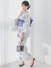 画像11: 【予約 / 5月中旬発送予定】水彩紫牡丹柄浴衣 OBI-g-500-kj-9-NV / HIMO-900-yn-2-DusBL / HEKO-800-sb-8-DusBL / YA-1067-kn-BL / GETA-01-kj-2-BL/ [y/OF01]