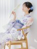 画像5: 【予約 / 5月中旬発送予定】水彩紫牡丹柄浴衣 OBI-g-500-kj-9-NV / HIMO-900-yn-2-DusBL / HEKO-800-sb-8-DusBL / YA-1067-kn-BL / GETA-01-kj-2-BL/ [y/OF01]