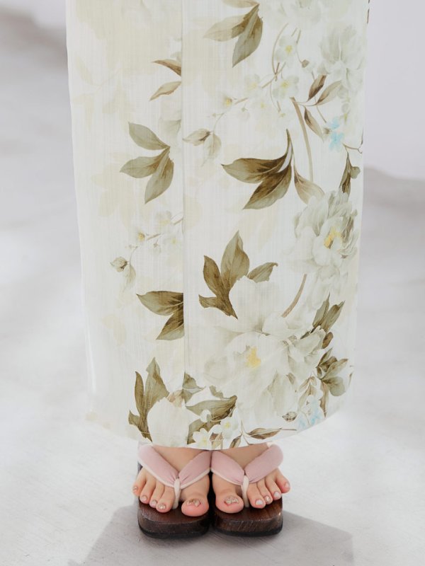 画像16: 【即日発送】秋静牡丹の大人浴衣【浴衣３点セット 浴衣/帯/下駄】[YMT]