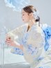 画像14: 【予約 / 5月上旬発送予定】グラデーションブルー牡丹和モダン浴衣 OBI-lame-400-kj-12-TrBL / HIMO-900-yn-5-IV / HEKO-800-sb-5-W / YA-1001-kj-BL / GETA-01-kj-2-BL/ [o/YMT]