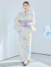 画像5: 【予約 / 5月上旬発送予定】グラデーションブルー牡丹和モダン浴衣 OBI-lame-400-kj-12-TrBL / HIMO-900-yn-5-IV / HEKO-800-sb-5-W / YA-1001-kj-BL / GETA-01-kj-2-BL/ [o/YMT]