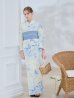 画像5: 【予約 / 5月上旬発送予定】グラデーションブルー牡丹和モダン浴衣 OBI-lame-400-kj-12-TrBL / HIMO-900-yn-5-IV / HEKO-800-sb-5-W / YA-1001-kj-BL / GETA-01-kj-2-BL / [o/YMT]