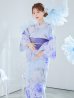 画像16: アンティークブルーローズ浴衣【浴衣３点セット 浴衣/帯/下駄】OBI-g-500-kj-9-NV / HIMO-906-yn-PEARL / HEKO-800-sb-5-W / YA-1001-kj-BL / GETA-01-kj-2-BL/ [YMT]