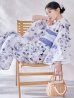画像10: 【即日発送】水墨ニュアンスフラワー浴衣【浴衣３点セット 浴衣/帯/下駄】[OF04/HC03] (10)