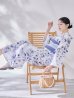 画像16: 【即日発送】水墨ニュアンスフラワー浴衣【浴衣３点セット 浴衣/帯/下駄】[OF04/HC03] (16)