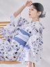 画像17: 【即日発送】水墨ニュアンスフラワー浴衣【浴衣３点セット 浴衣/帯/下駄】[OF04/HC03] (17)