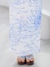 画像16: 白菊月の古典浴衣【浴衣３点セット 浴衣/帯/下駄】OBI-hira-100-ok-4-DusBL / HIMO-900-yn-4-GYxGY / YA-73-kn-BLGR / GETA-01-kj-2-BL / [YMT]