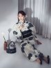 画像6: 【予約 / 5月下旬発送予定】梅柄藍鼠色浴衣 OBI-siwa-204-wk-1-B / HIMO-900-yn-3-GYxGD / YA-1072-kn-B / GETA-02-ok-4-MOC / [yo/OF01]
