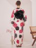 画像15: 【予約 / 5月下旬発送予定】紅色と黒の朝顔柄浴衣 OBI-siwa-204-wk-1-B / HIMO-902-kj-5-RosePK / / YA-1072-kn-R / GETA-02-ok-7-R/ [yo/OF01]