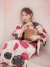 画像6: 【予約 / 5月下旬発送予定】紅色と黒の朝顔柄浴衣 OBI-siwa-204-wk-1-B / HIMO-902-kj-5-RosePK / / YA-1072-kn-R / GETA-02-ok-7-R/ [yo/OF01]