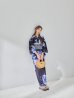 画像10: 【即日発送】大人ネイビー牡丹浴衣【浴衣３点セット 浴衣/帯/下駄】[OF04] (10)
