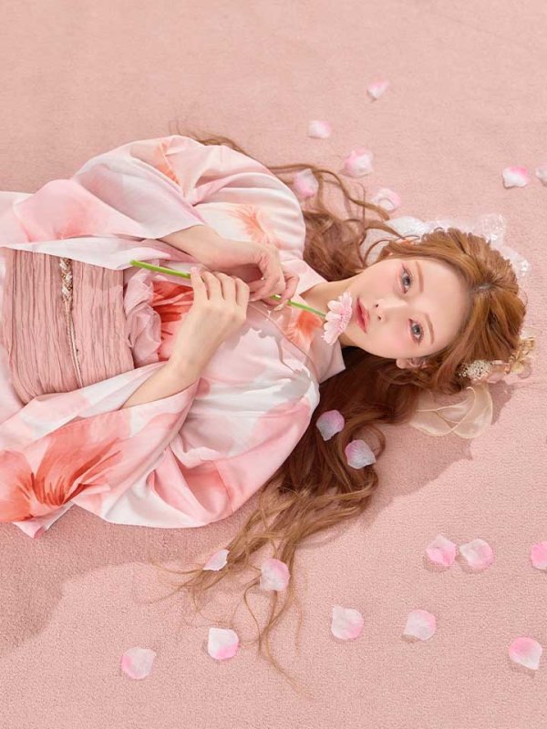 モデル：まみ　身長：161cm　着用サイズ：Fサイズ