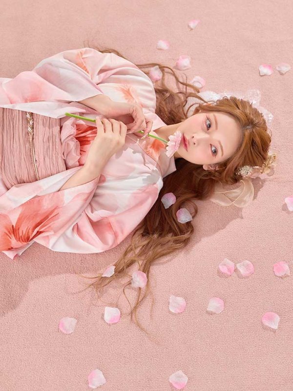 モデル：まみ　身長：161cm　着用サイズ：Fサイズ