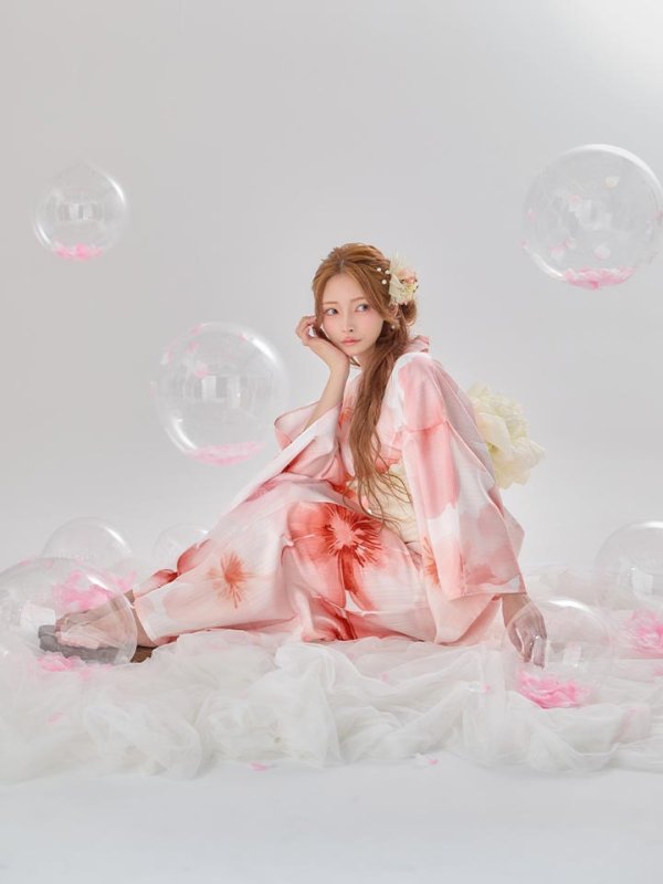 モデル：まみ　身長：161cm　着用サイズ：Fサイズ