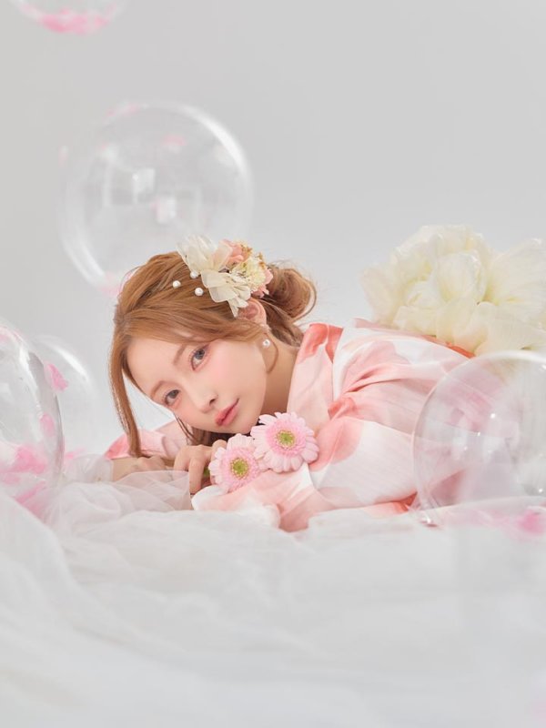 モデル：まみ　身長：161cm　着用サイズ：Fサイズ