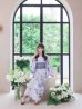 画像12: 送料無料！【即日発送】Riuコラボ ロマンティックニュアンスブーケ浴衣【浴衣３点セット 浴衣/帯/下駄】[OF04] (12)