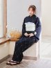 画像13: セパレートアーガイルビジュー浴衣【浴衣4点セット 浴衣/帯/下駄】OBI-siwa-204-wk-12-OW / HIMO-906-yn-PEARL / HEKO-800-sb-5-W / YA-1079-kj-8 / GETA-01-kj-1-B/ [YMT]