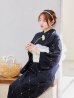 画像17: セパレートアーガイルビジュー浴衣【浴衣4点セット 浴衣/帯/下駄】OBI-siwa-204-wk-12-OW / HIMO-906-yn-PEARL / HEKO-800-sb-5-W / YA-1079-kj-8 / GETA-01-kj-1-B/ [YMT]