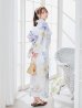 画像13: 【予約 / 7月上旬発送予定】セパレートシャーベットフラワー牡丹浴衣【浴衣4点セット 浴衣/帯/下駄】OBI-g-500-kj-8-GY / HIMO-900-yn-3-GYxGD / HEKO-800-sb-5-W / YA-1016-kj-GY / GETA-01-kj-3-IV / [/OF01]