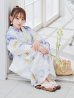 画像6: 【予約 / 7月上旬発送予定】セパレートシャーベットフラワー牡丹浴衣【浴衣4点セット 浴衣/帯/下駄】OBI-g-500-kj-8-GY / HIMO-900-yn-3-GYxGD / HEKO-800-sb-5-W / YA-1016-kj-GY / GETA-01-kj-3-IV / [/OF01]
