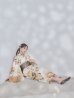 画像6: 【即日発送】送料無料！1人で簡単に着られる！ワンピース / セパレート浴衣セット　ホワイトエレガントフラワー浴衣【浴衣4点セット 浴衣/帯/下駄】[OF04] (6)