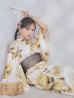 画像8: 送料無料！1人で簡単に着られる！ワンピース / セパレート浴衣セット　ホワイトエレガントフラワー浴衣【浴衣4点セット 浴衣/帯/下駄】[OF04]【予約 / 5月下旬発送予定】 (8)